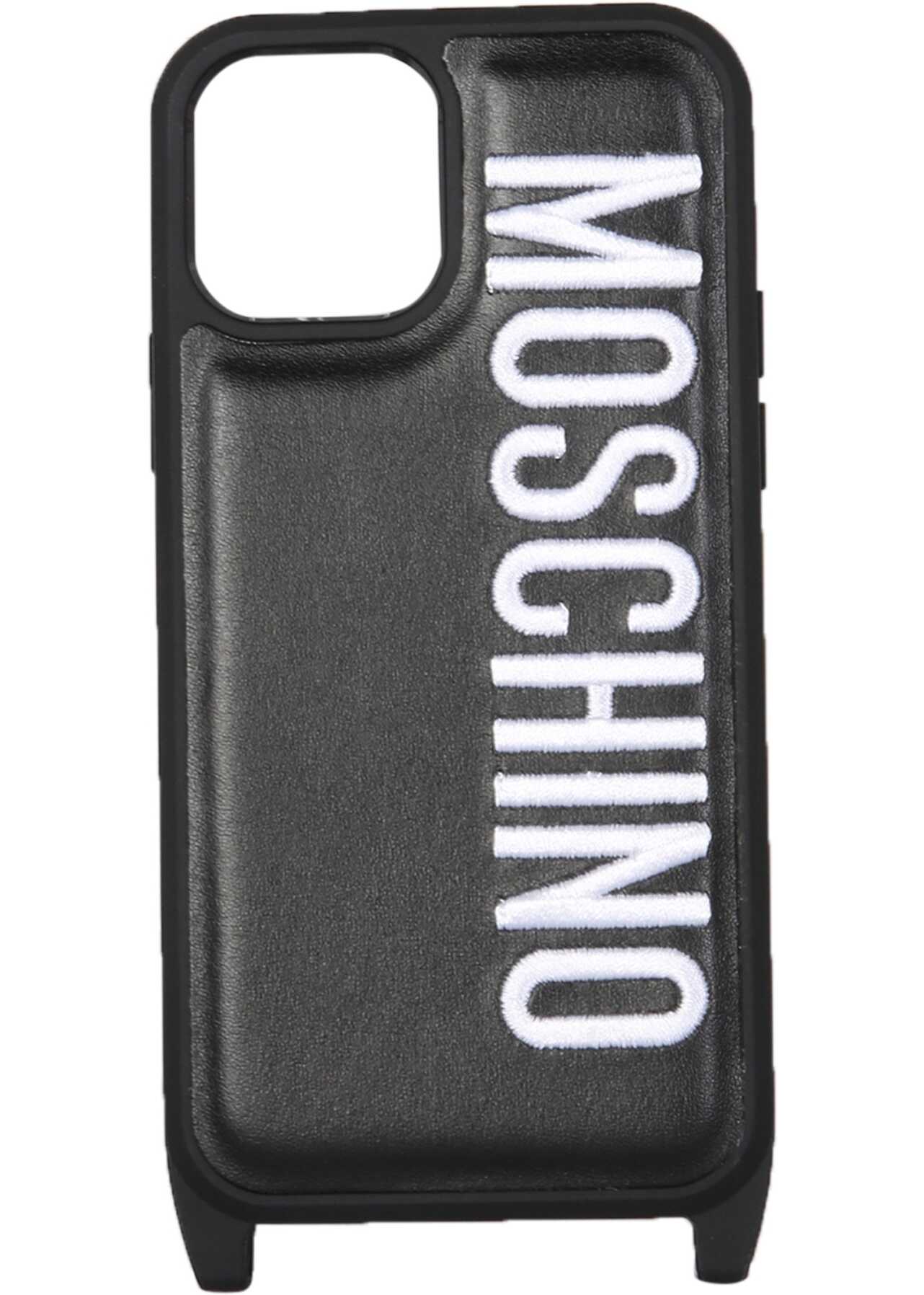 Moschino Iphone 12/12 Pro Cover 79078307_3555 BLACK