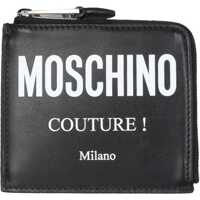 Portofele Square Wallet With Leather Logo Barbati