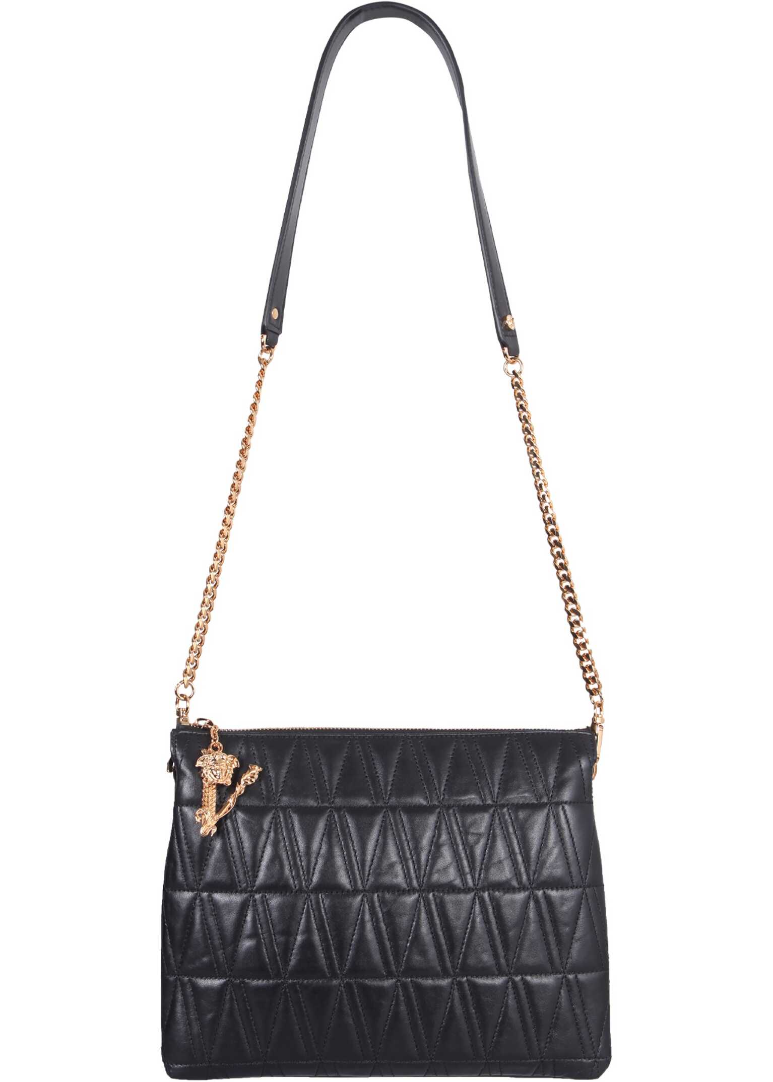 Versace Virtus Shoulder Bag 1003007_DNATR41B00V BLACK