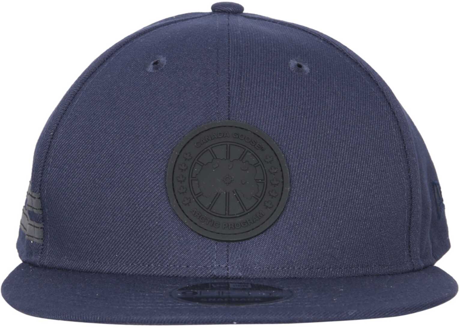 CANADA GOOSE Cotton Baseball Hat With Logo Patch BLUE