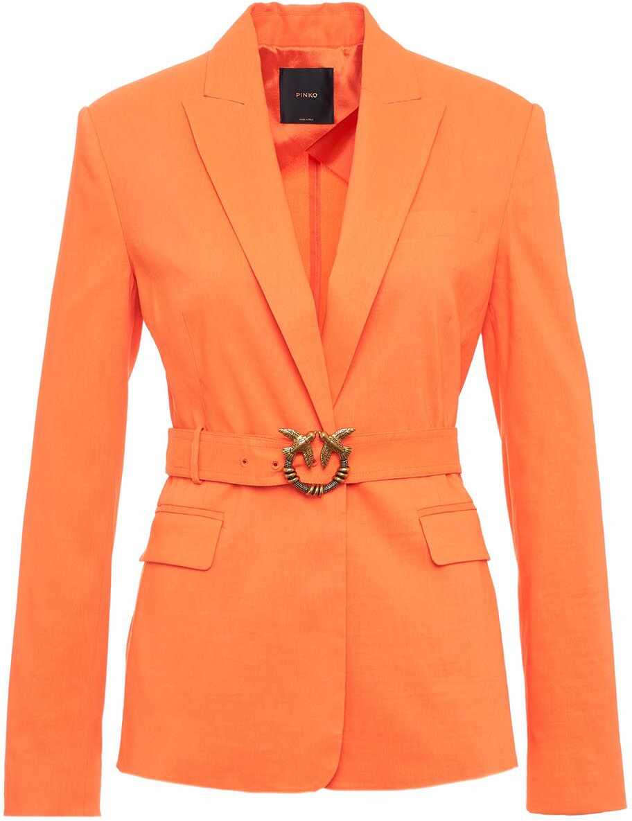 Pinko Blazer with belt Orange