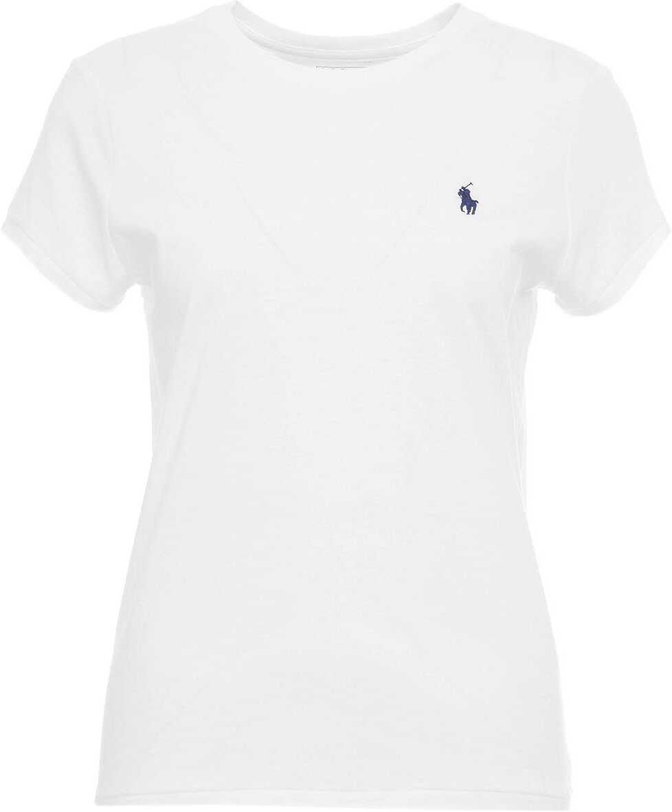 Ralph Lauren T-Shirt with logo embroidery White