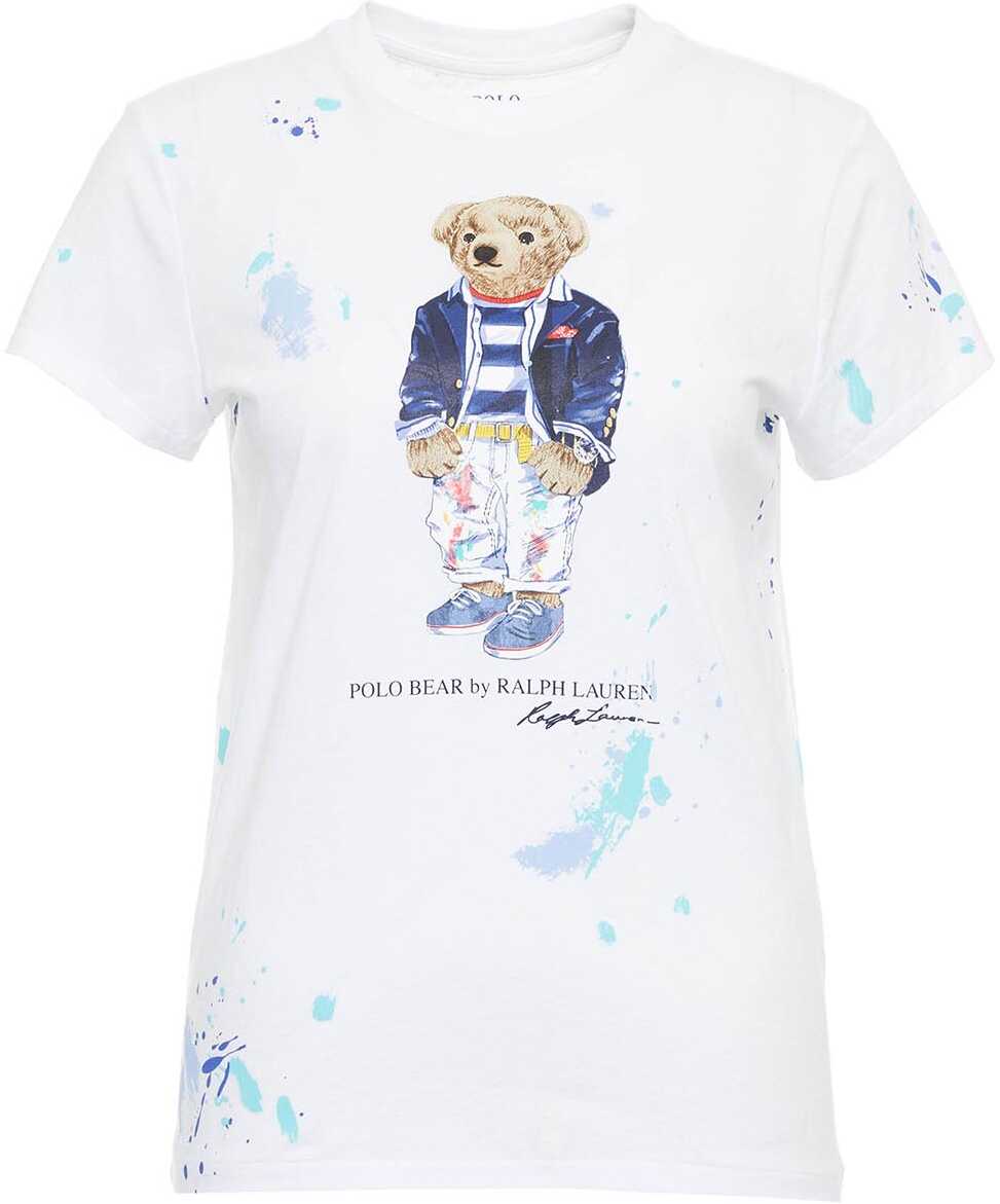 Ralph Lauren T-shirt with teddy print White