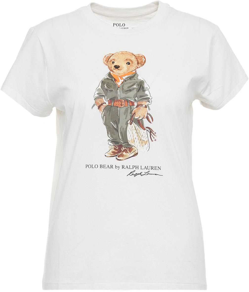 Ralph Lauren T-shirt with teddy print White