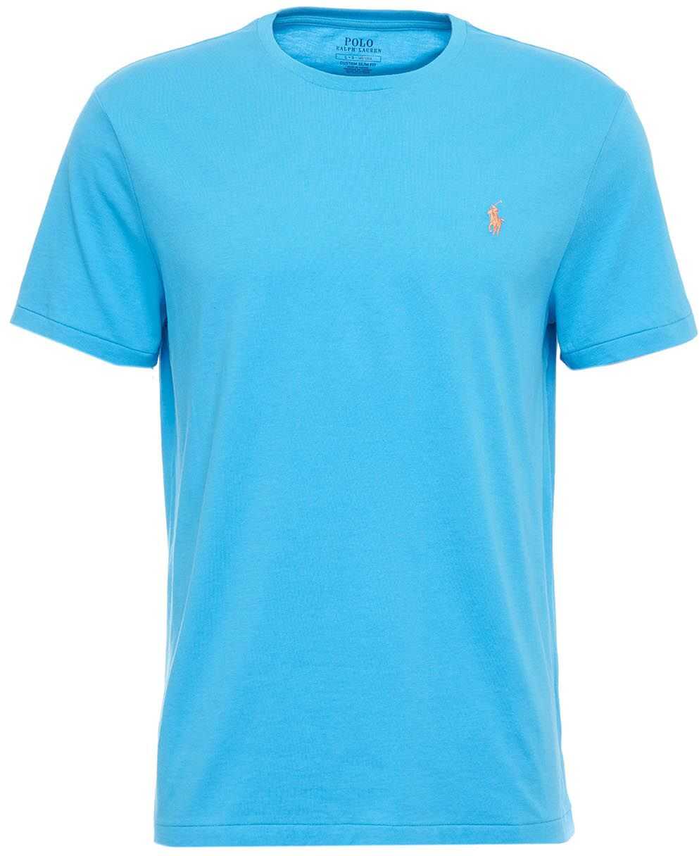 Ralph Lauren T-shirt with logo embroidery Blue