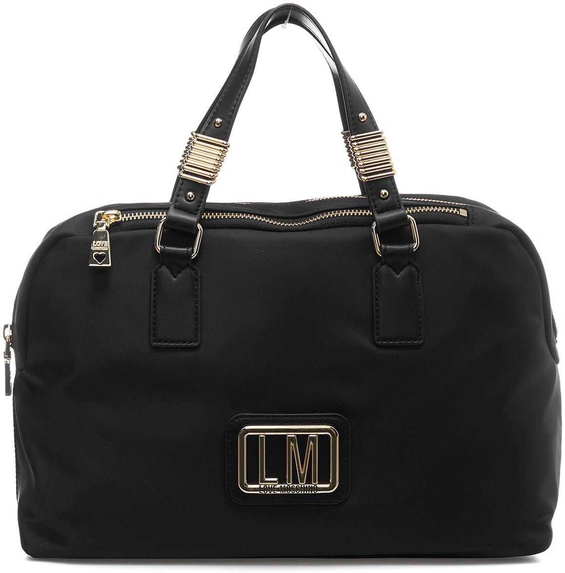 LOVE Moschino Handbag in nylon Black