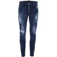 Blugi drepti 15Cm Vintage Effect Tidy Biker Jeans Barbati