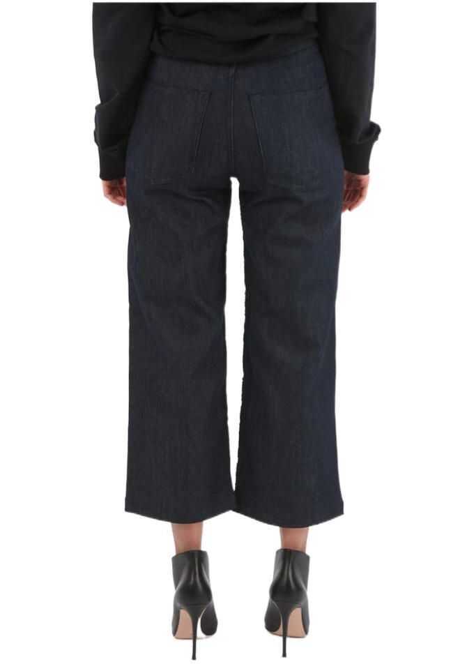 Blugi drepti Diesel Black Gold Lace High Waist Wide Type-1710 Jeans Blue Femei (BM 8746200) 2