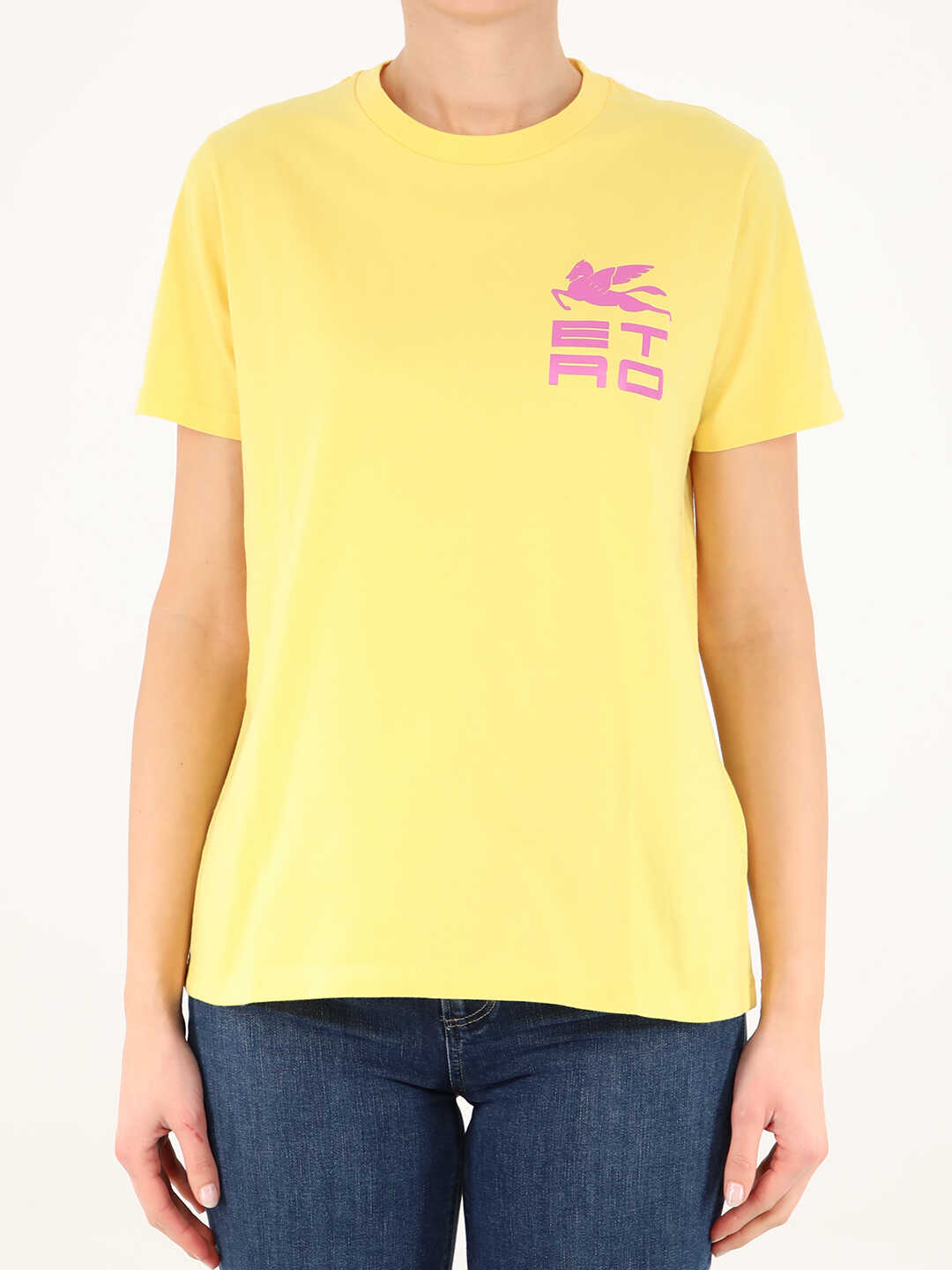 ETRO T-Shirt With Logo 196039759 9759 Yellow