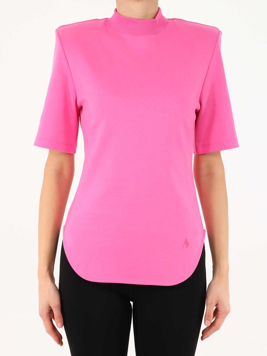 THE ATTICO Tessa Fuchsia T-Shirt WCT49 C040 Fuxia