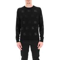 Pulovere casual Dg Jacquard Wool Sweater Barbati