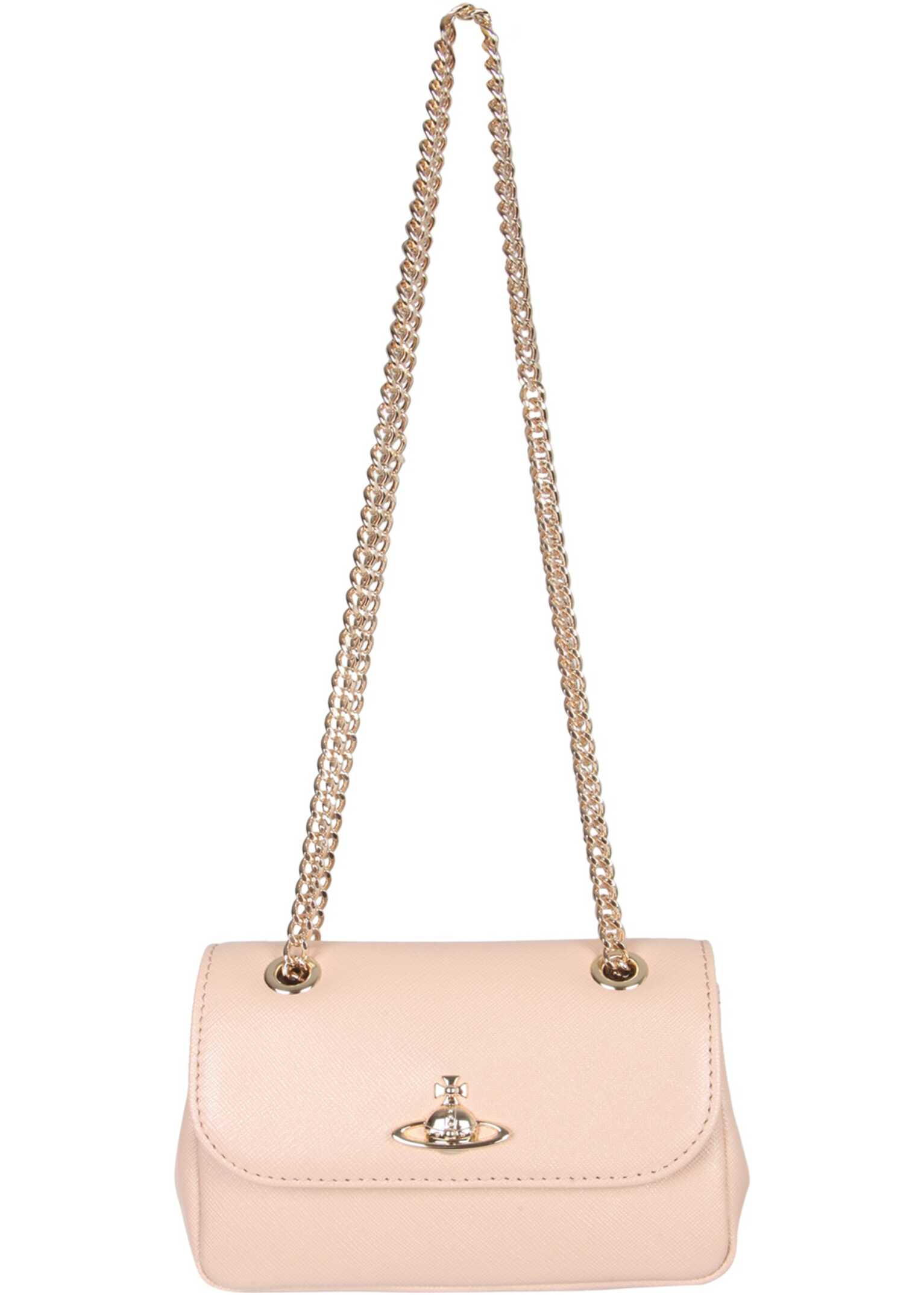 Vivienne Westwood Victoria Small Bag With Chain 52020005_42106C402 BEIGE