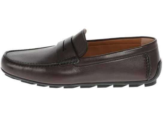 Mocasini Ermenegildo Zegna Ez Luxury Leather Driving Loafer Brown Barbati (BM 8749893) 2