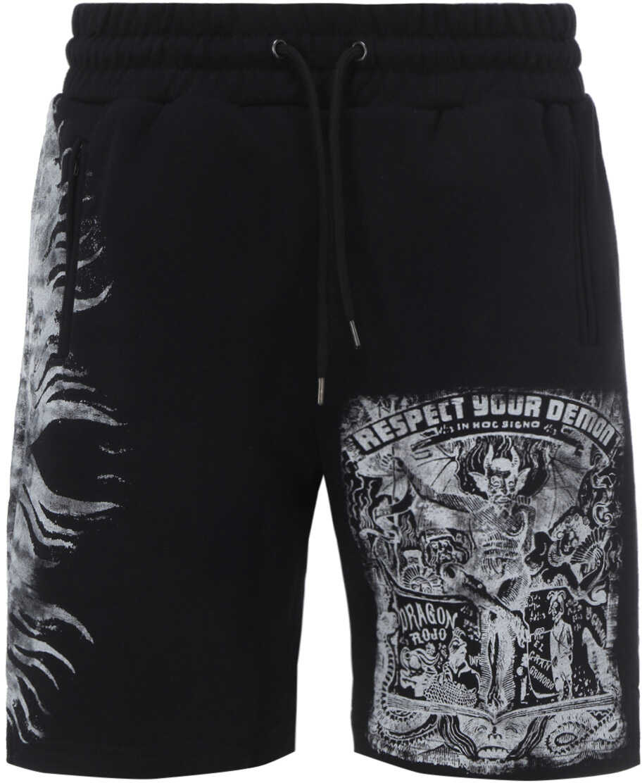 In Hoc Signo Vinces Bermuda Shorts RD210 BLACK