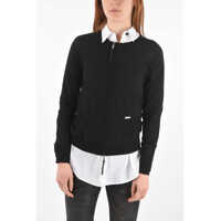 Pulovere Full Zip Sweater With Pocket Femei