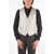 CORNELIANI Silk Herringbone Cerimonia Academy Vest White