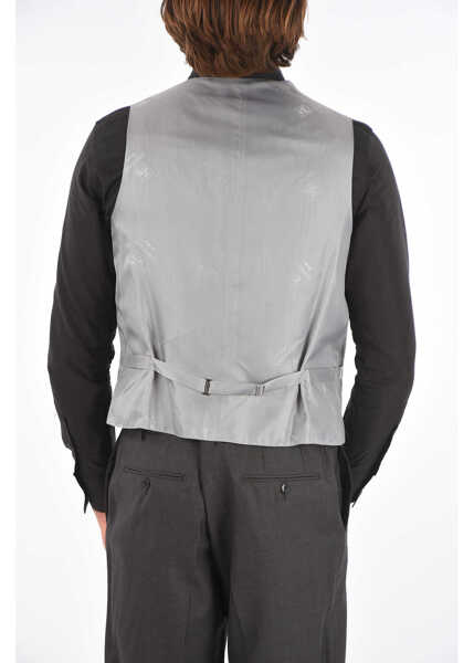 Veste costum CORNELIANI Virgin Wool Mantua Vest Gray Barbati (BM 8751249) 2