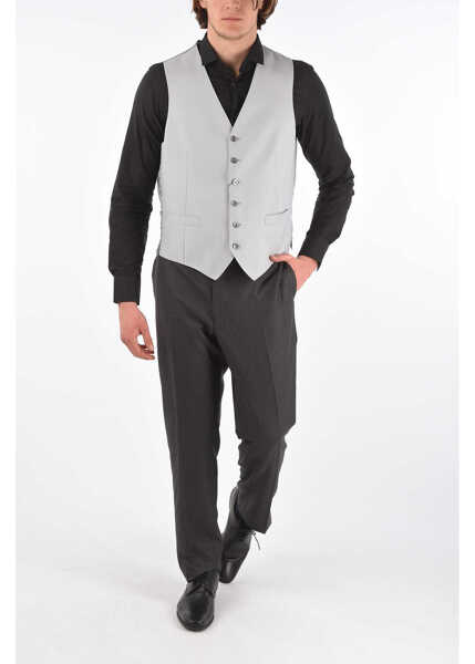 Veste costum CORNELIANI Virgin Wool Mantua Vest Gray Barbati (BM 8751249) 3