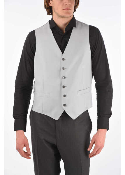 Veste costum CORNELIANI Virgin Wool Mantua Vest Gray Barbati (BM 8751249) 1