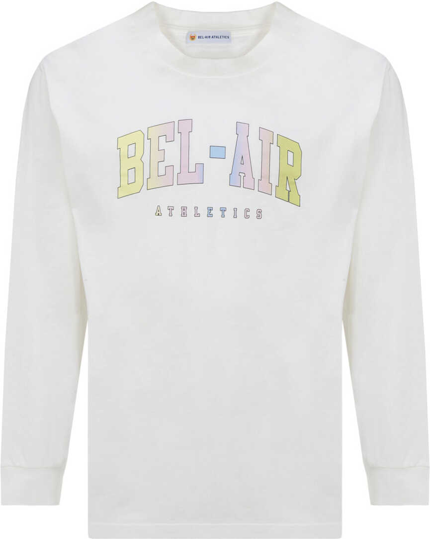 Bel-Air Athletics Long Sleeves T-Shirt 32BELM22226202 OFF WHITE