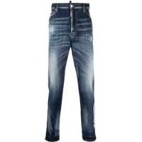 Blugi slim fit Délavé Relax Fit Printed Denims Barbati