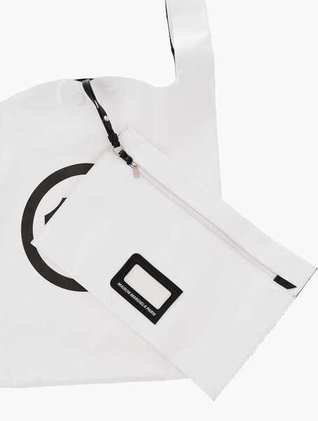 Genti de mana Maison Margiela Mm11 Leather Bag With Print White Barbati (BM 8752152) 3