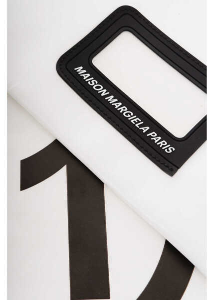 Genti de mana Maison Margiela Mm11 Leather Bag With Print White Barbati (BM 8752152) 4