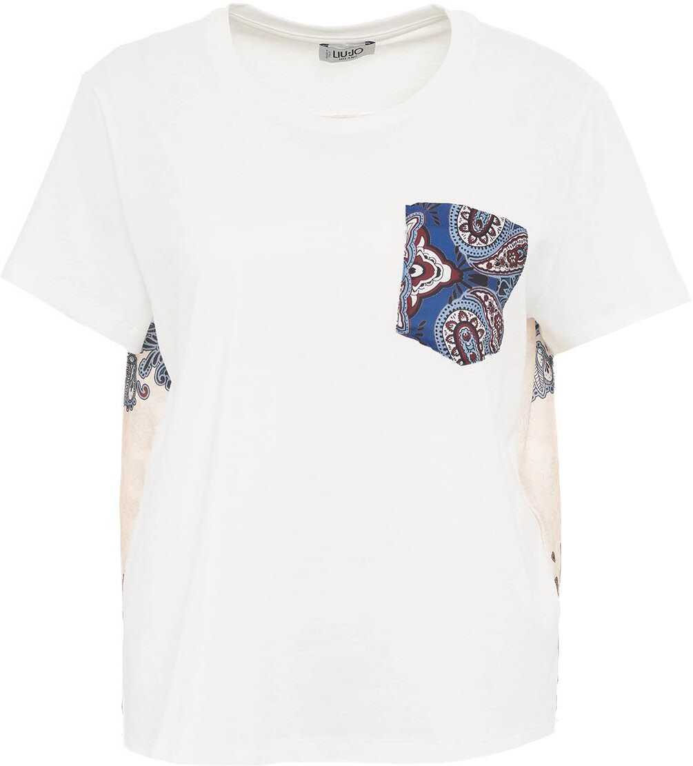 Liu Jo T-shirt with bandana print White