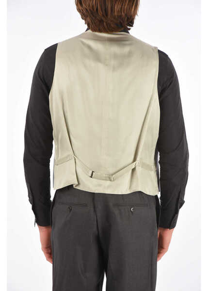 Veste costum CORNELIANI Virgin Wool Mantua Vest Gray Barbati (BM 8753307) 2