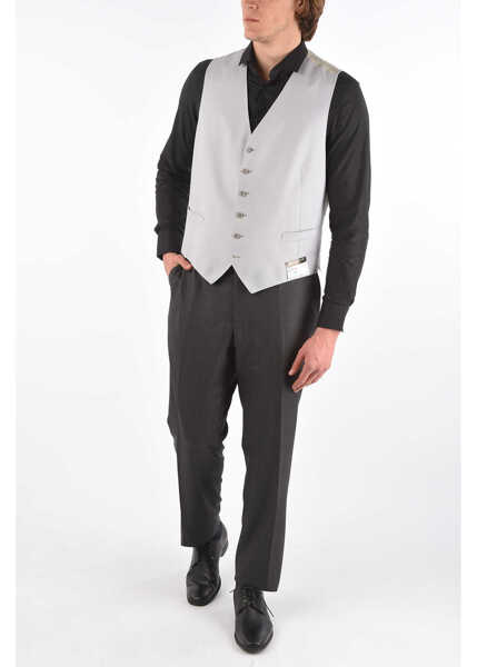 Veste costum CORNELIANI Virgin Wool Mantua Vest Gray Barbati (BM 8753307) 3