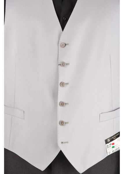 Veste costum CORNELIANI Virgin Wool Mantua Vest Gray Barbati (BM 8753307) 4
