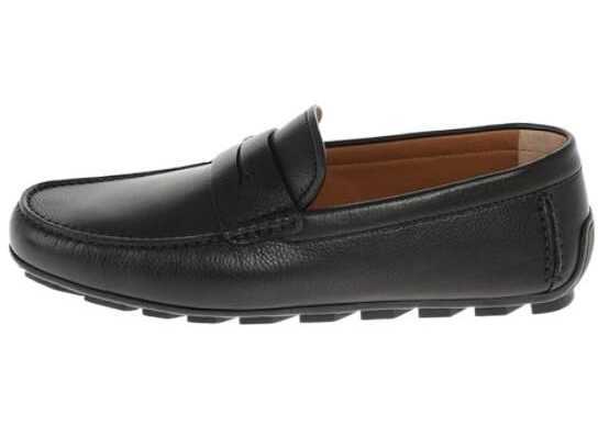Mocasini Ermenegildo Zegna Ez Luxury Leather Loafers Black Barbati (BM 8753385) 2