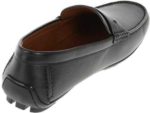 Mocasini Ermenegildo Zegna Ez Luxury Leather Loafers Black Barbati (BM 8753385) 3