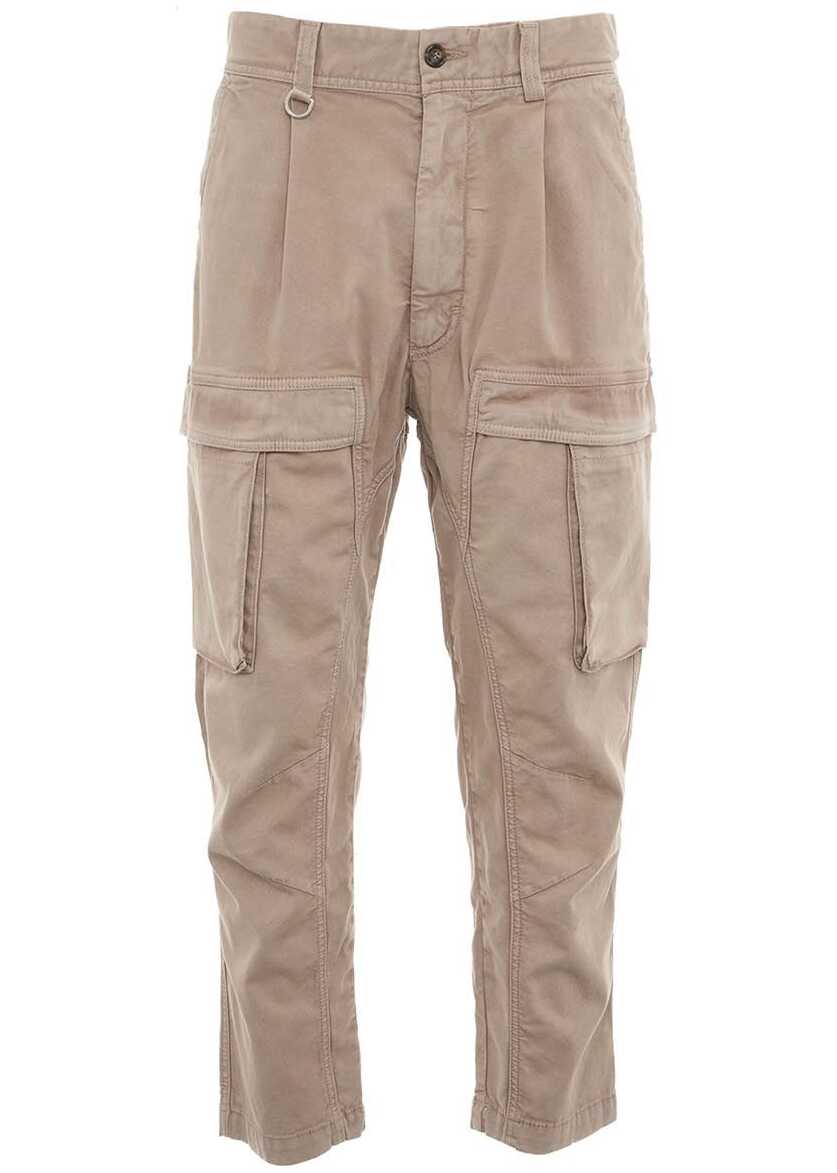 Paolo Pecora Cargo pants Beige