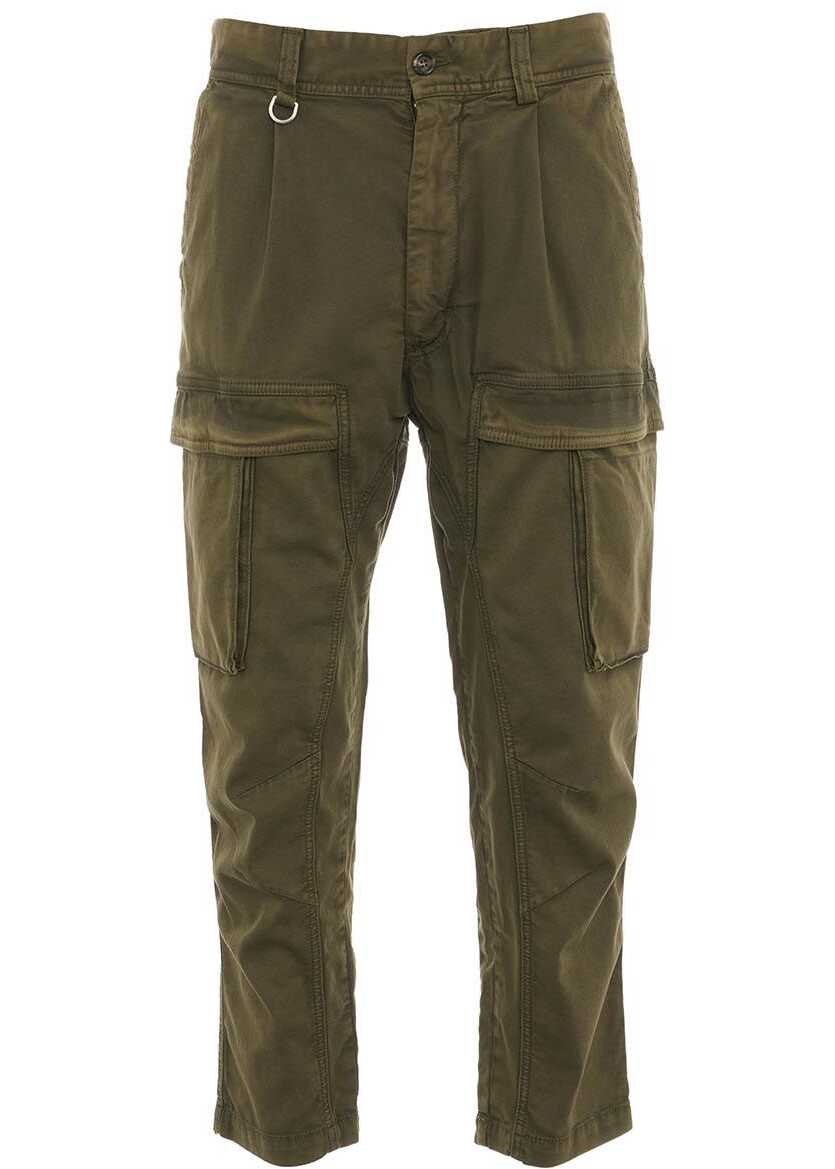 Paolo Pecora Cargo pants Green