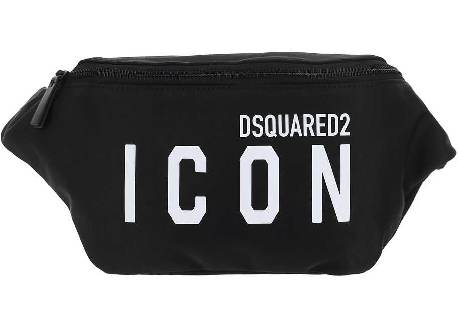 DSQUARED2 Bum Bag Icon Nylon Belt Bag BBM003311703199 BLACK