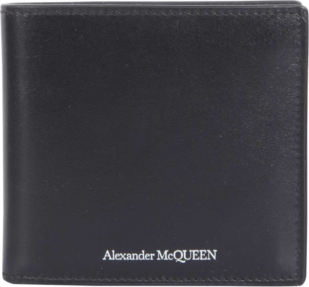 Alexander McQueen Bifold Wallet 602137_1XI0Y1000 BLACK