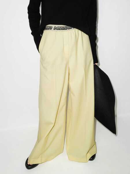 Pantaloni casual Stella McCartney Wide Leg Trousers YELLOW Femei (BM 8757348) 2