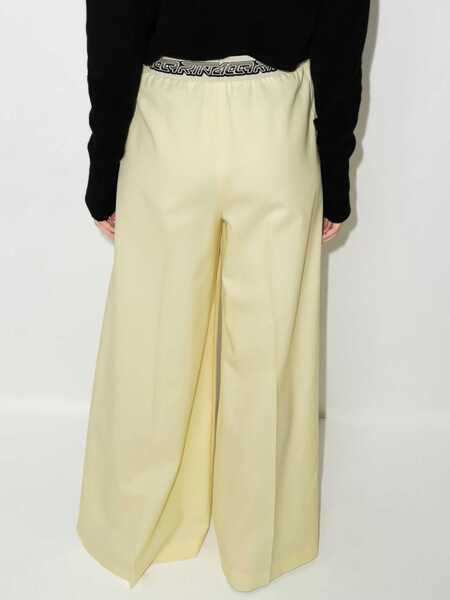 Pantaloni casual Stella McCartney Wide Leg Trousers YELLOW Femei (BM 8757348) 3