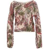 Pulovere casual Sweater with animalier print Femei