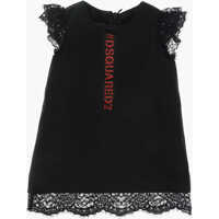 Rochii Lace Details Dress With Zip Closure On The Back Fete