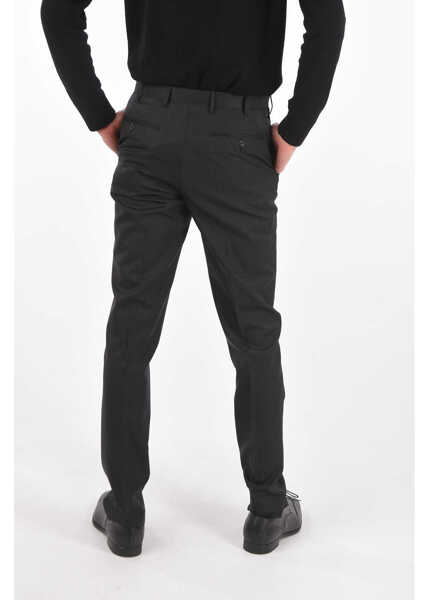 Pantaloni eleganti CORNELIANI Trend 4 Pockets Virgin Wool Pants Gray Barbati (BM 8759943) 2