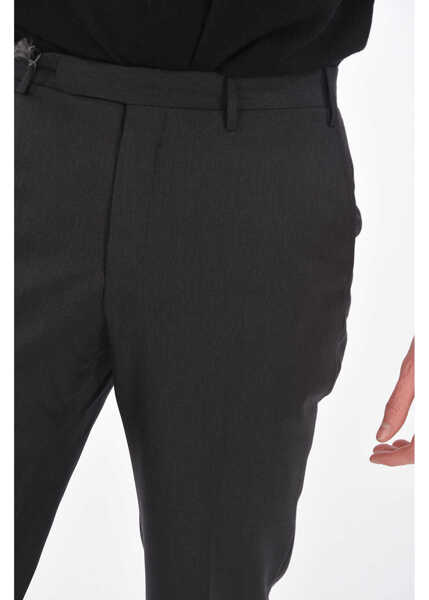 Pantaloni eleganti CORNELIANI Trend 4 Pockets Virgin Wool Pants Gray Barbati (BM 8759943) 3