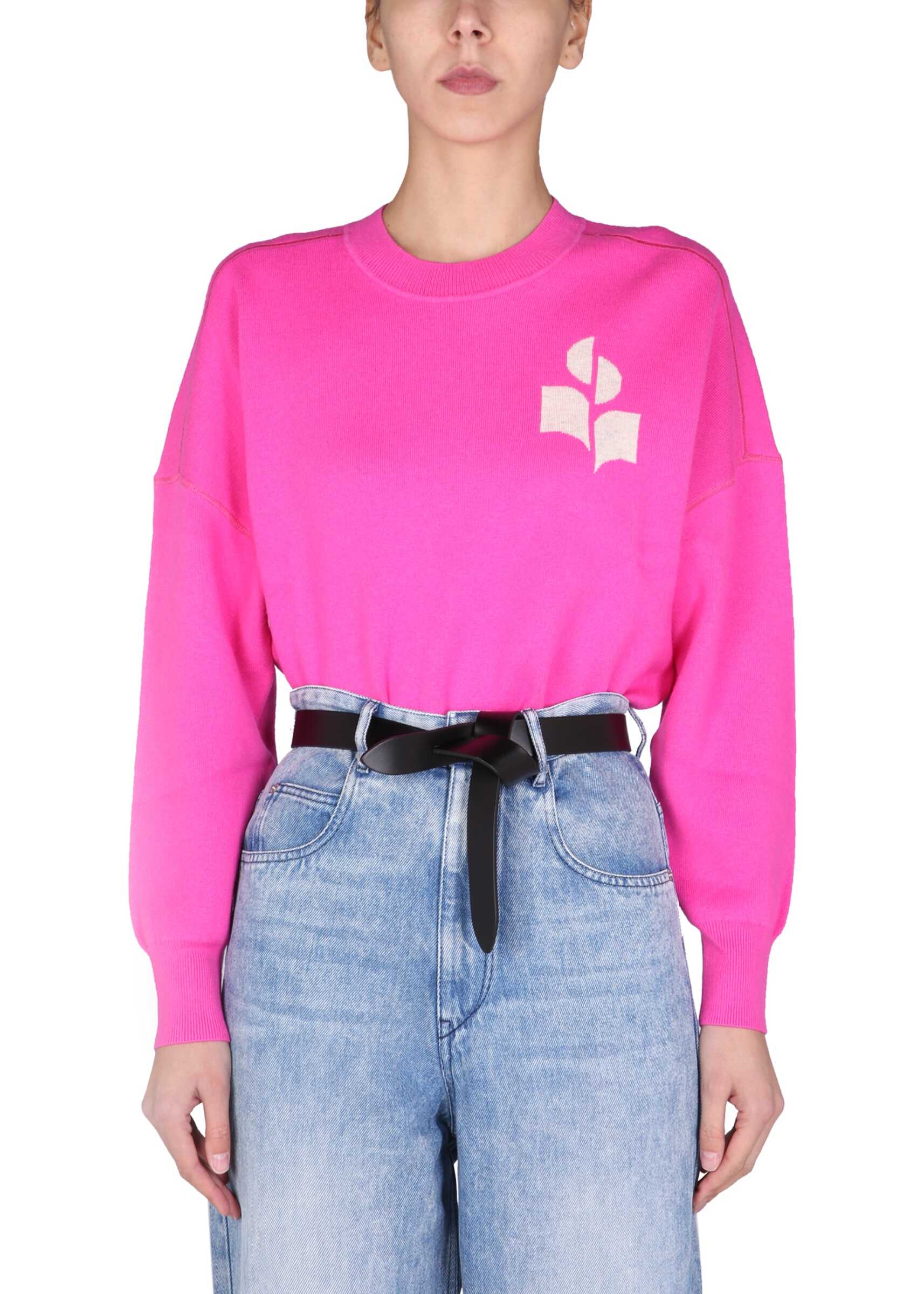 Isabel Marant "Atlee" Jersey PU1780_22P066E40NP FUCHSIA