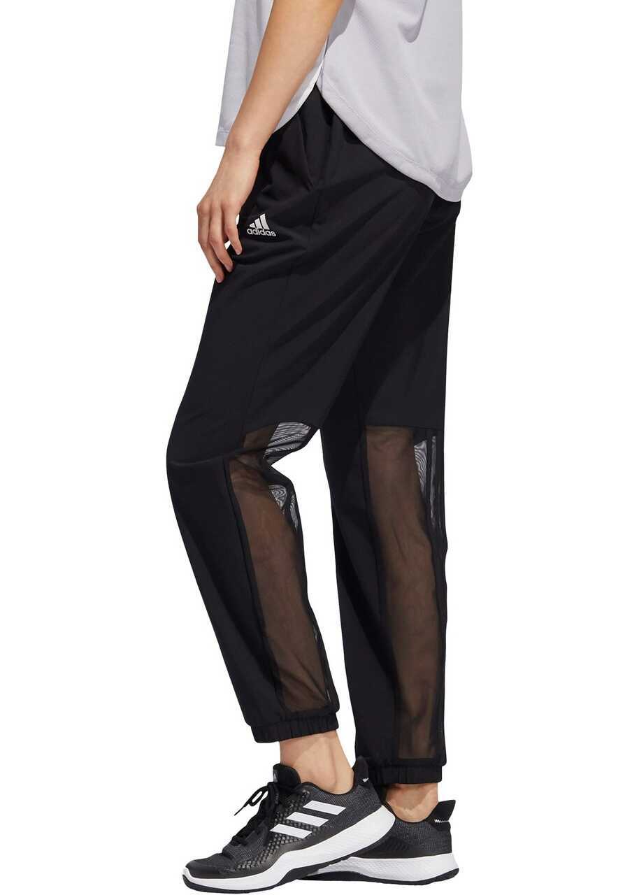 Pantaloni de trening adidas Woven Long 3-Stripes FT3071 Black Femei (BM 8760807) 5