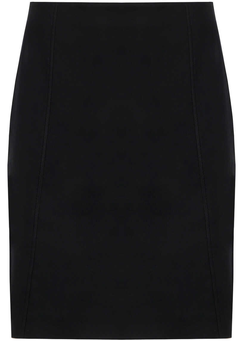 ARMA Diana Stretch Plonge Skirt 001L22101102 BLACK