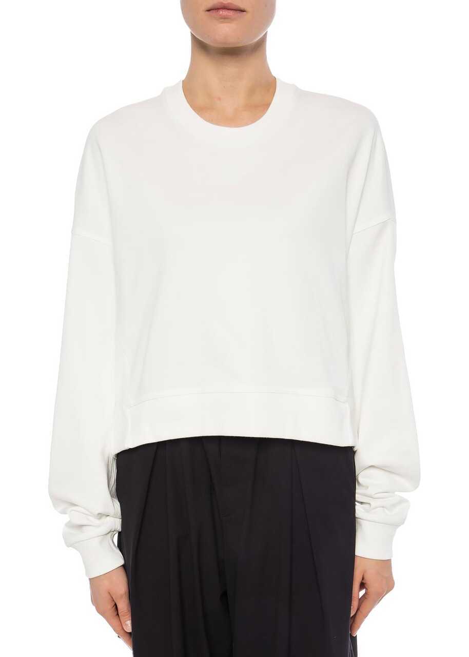 Bluze de trening Y-3 Cropped Yohji Love Sweatshirt DY7229 White Femei (BM 8761467) 3
