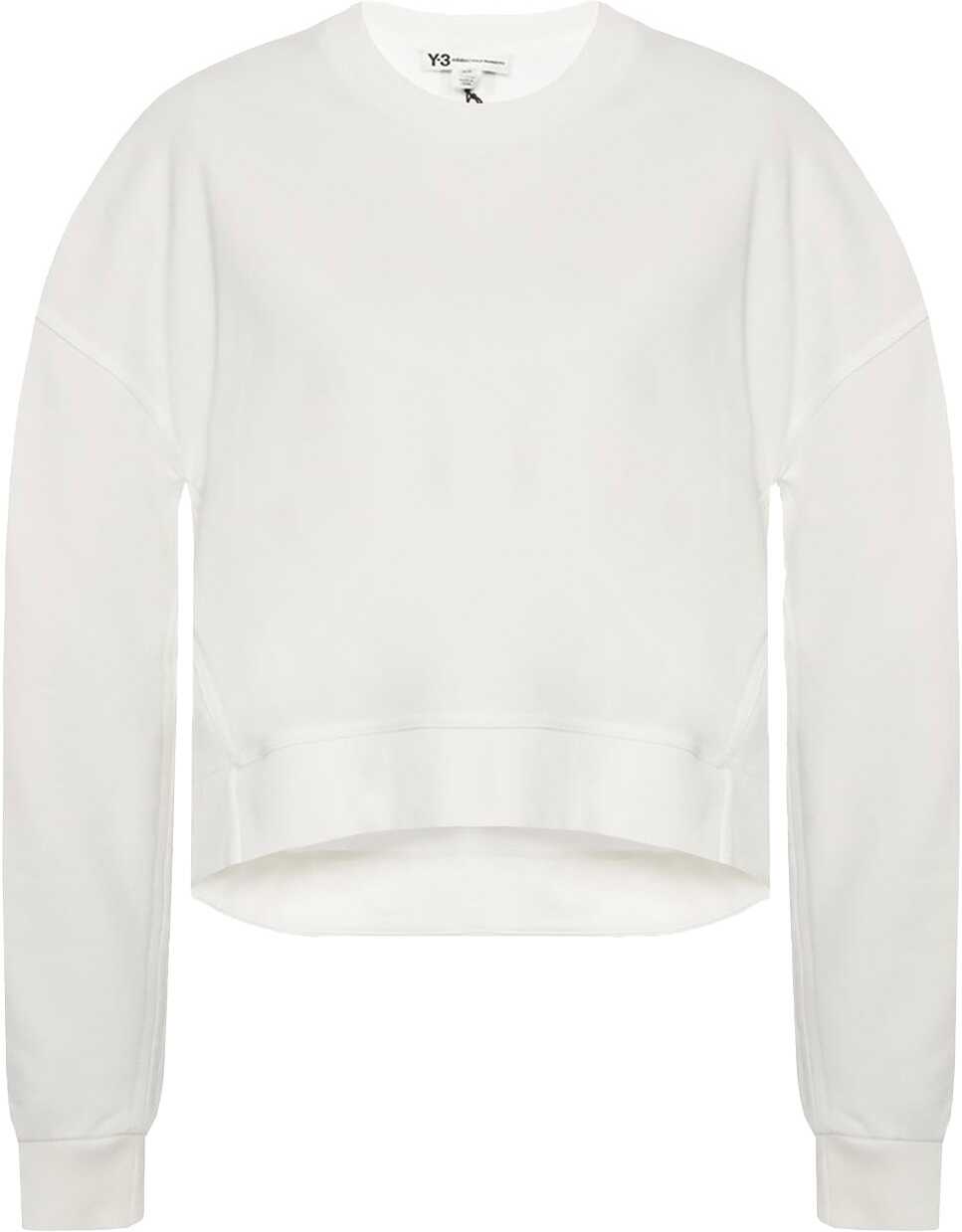 Y-3 Cropped Yohji Love Sweatshirt DY7229 White