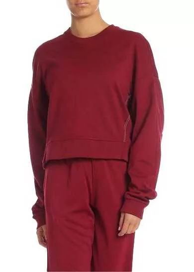 Bluze de trening Y-3 Cropped Yohji Love Sweatshirt DY7230 Burgundy Femei (BM 8761470) 2