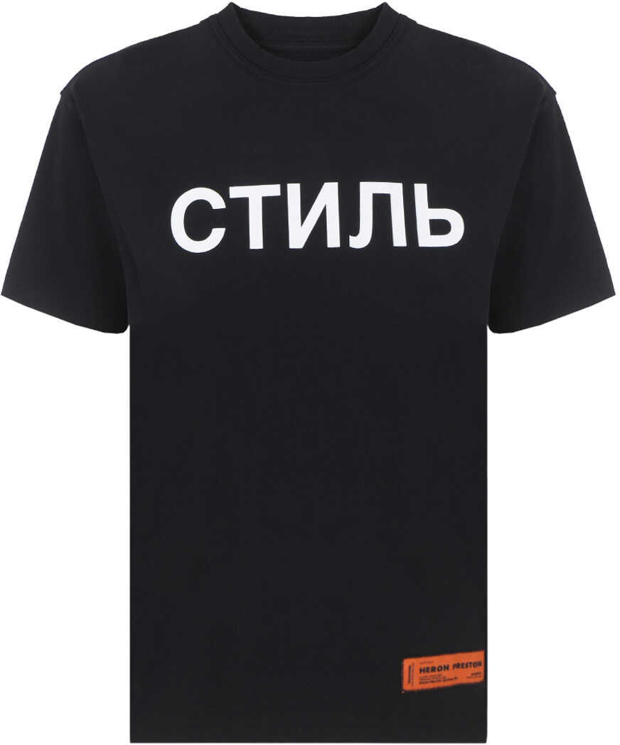 Heron Preston Tee Reg CTNMB T-Shirt HWAA024C99JER002 BLACK WHITE